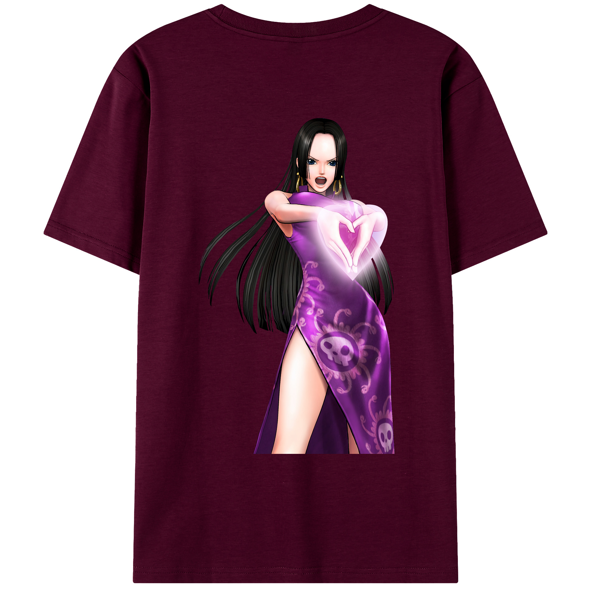 ワンピース ボア・ハンコック ONE PIECE Boa·Hancock レディース半袖Tシャツ(バックプリント)